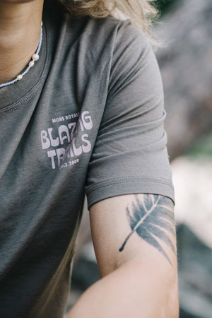 Icon Merino Air-Con Relaxed Tee - Walnut