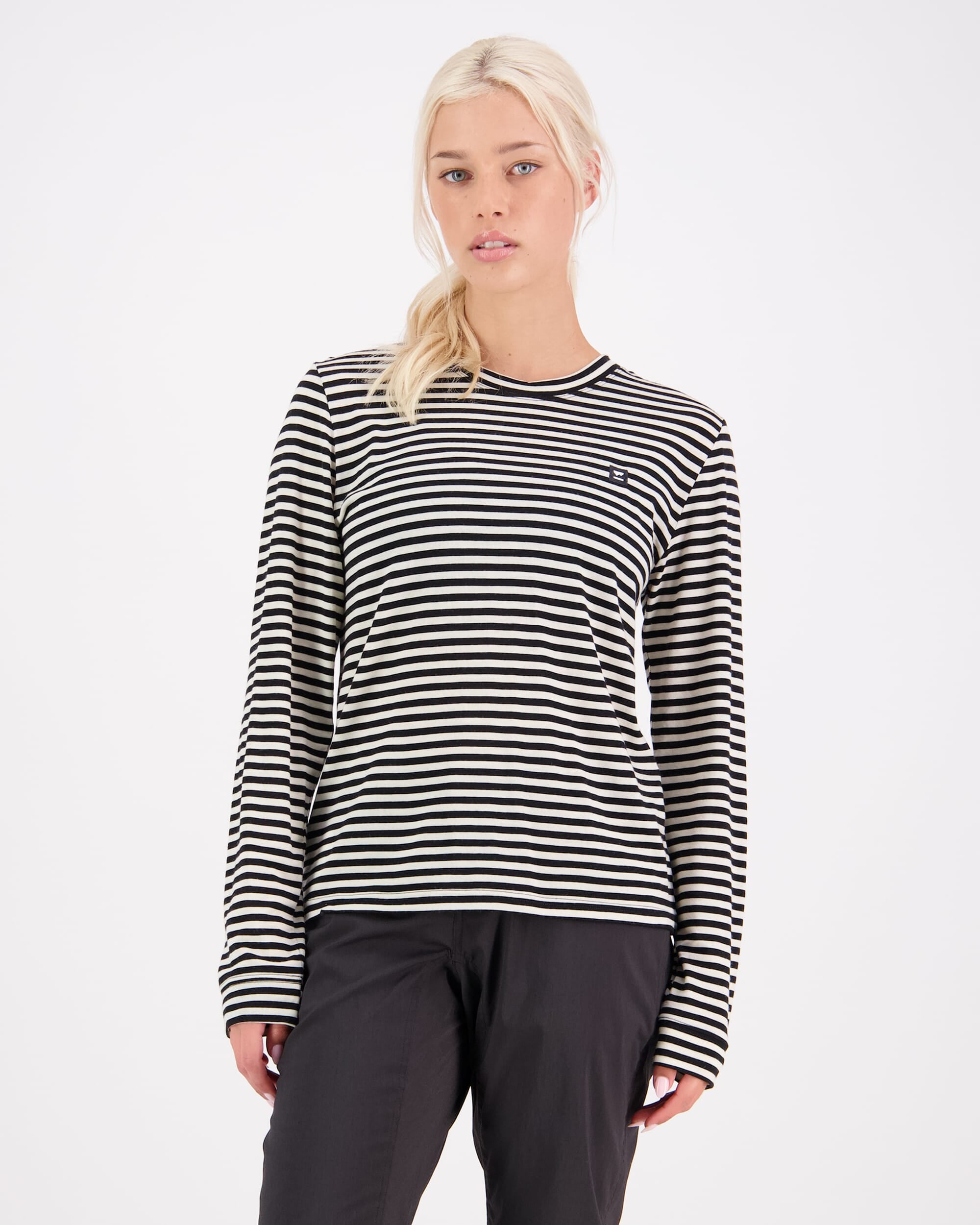 Icon Merino Air-Con Relaxed LS - Stripe