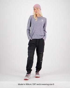 Icon Merino Air-Con Relaxed LS - Grey Heather