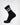 Signature Merino Crew Sock - Black / White | Unisex Merino Socks
