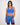 Stratos Merino Sports Bra - Pop Blue