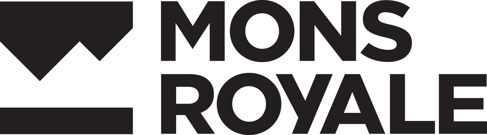 Mons Royale logo - represents our unique view from the bottom of the world