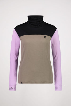 Yotei Merino High Neck - Orchid Dawn