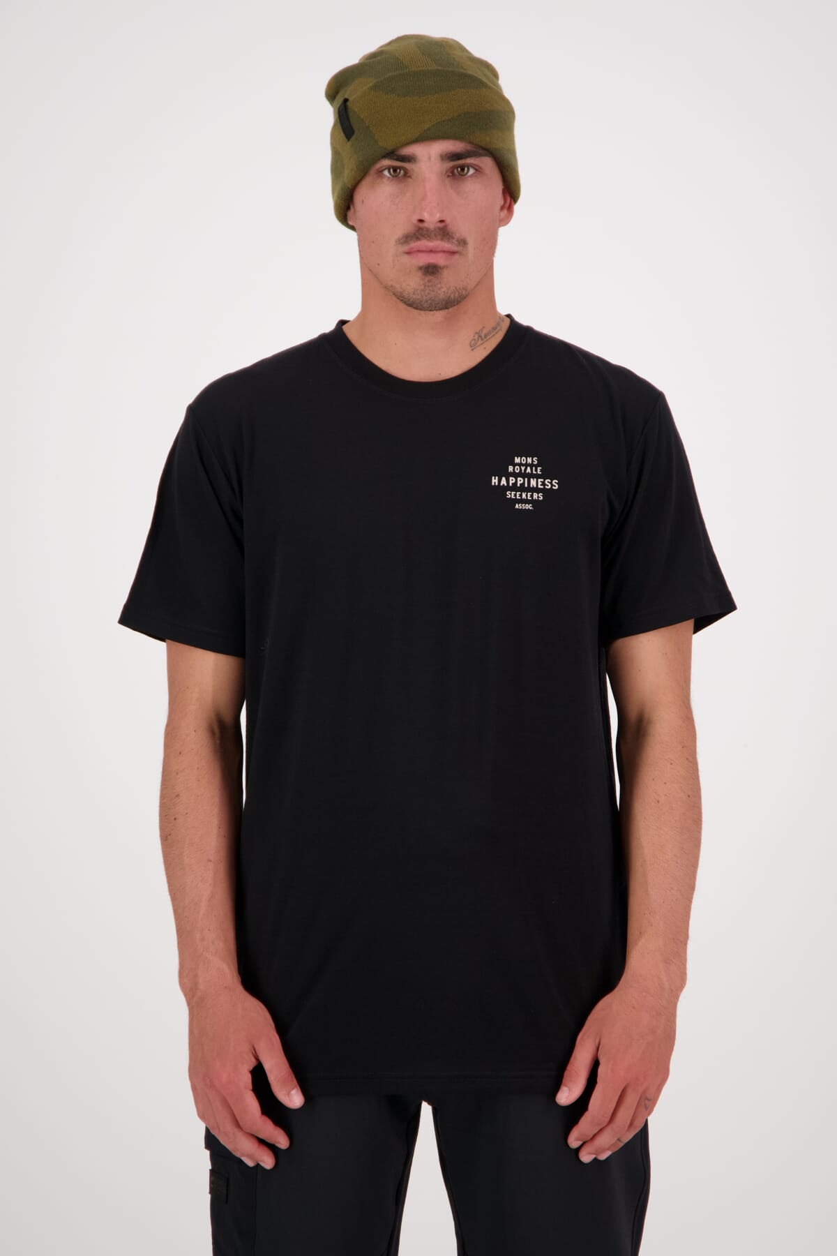Icon Merino Air-Con T-Shirt - Black