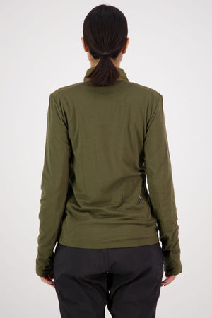 Redwood Merino Air-Con Wind Jersey - Dark Olive