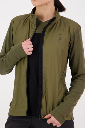 Redwood Merino Air-Con Wind Jersey - Dark Olive