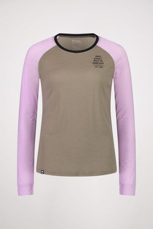 Icon Merino Air-Con Raglan - Orchid Dawn